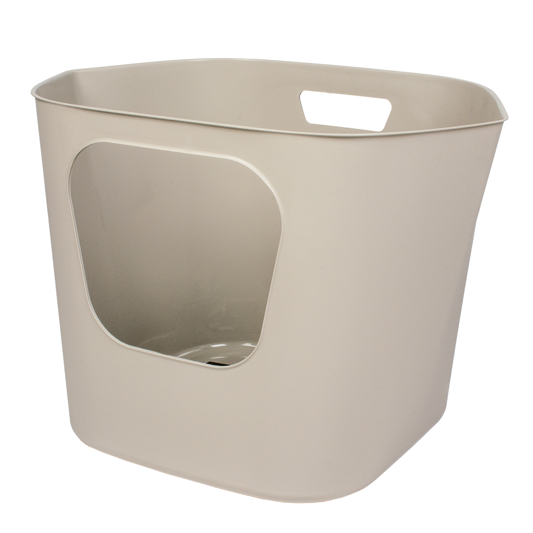 D&D Home Kattenbak Open Dean Gerecycleerd 54.4x43.9x40.5 cm Grijs
