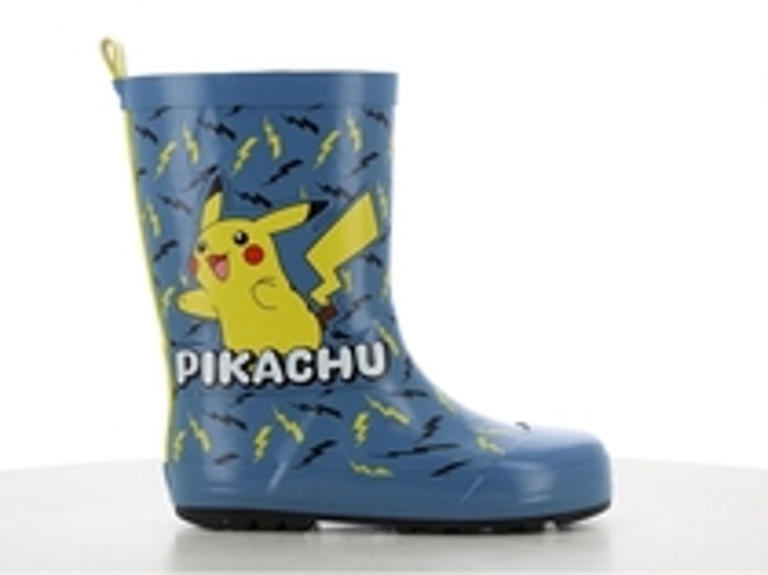 Pokemon Regenlaars Jongens Grey Blue/Yellow - maat 26