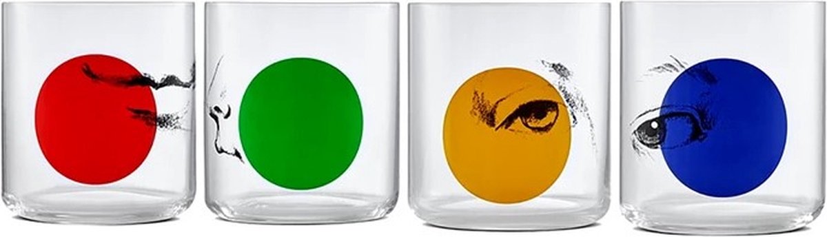 Nude Timeless Drinking Finesse set 4 Whisky Colored