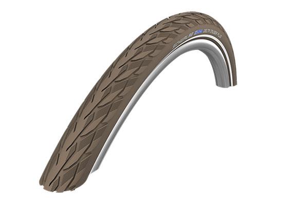 Schwalbe Delta Cruiser Plus Buitenband 28x1.40 Bruin - met reflectie