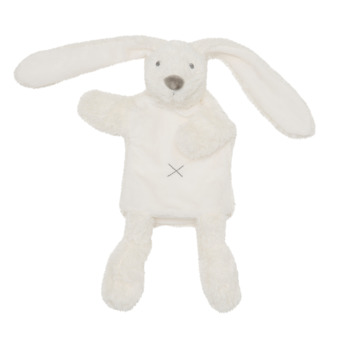 Happy Horse Doudou Rabbit Richie Handpuppet Ivory 26 cm