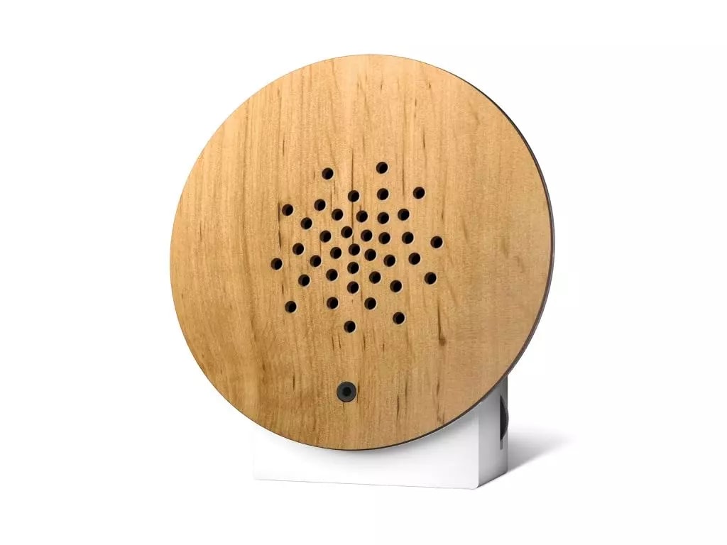 Relaxound Oceanbox Alder - Box met Zeegeluiden 100 sec. - 10.8x5x11.5 cm - met Bewegingssensor - Oplaadbaar via micro-USB (incl.) - Wit/Hout