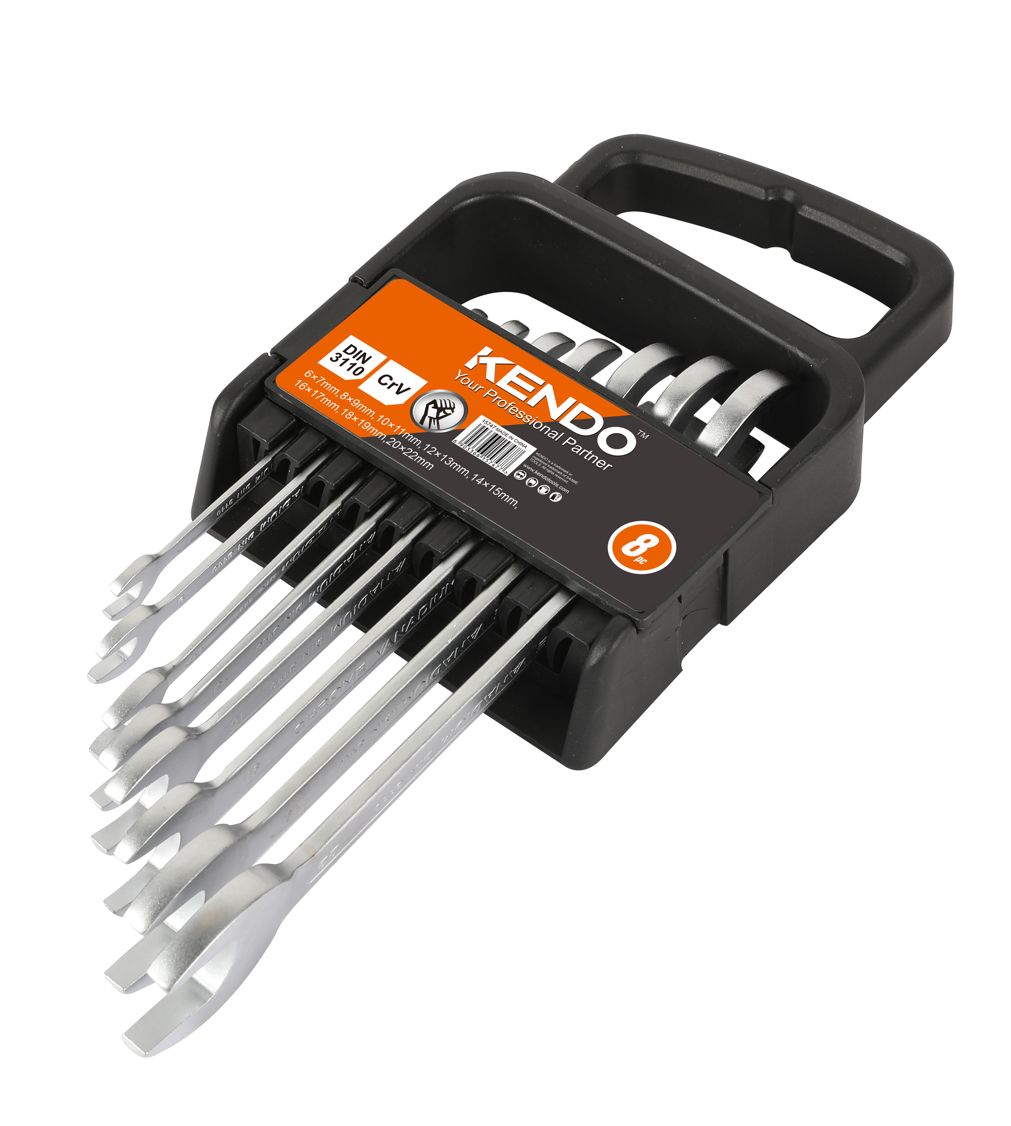 Kendo Steeksleutelset 8 stuks