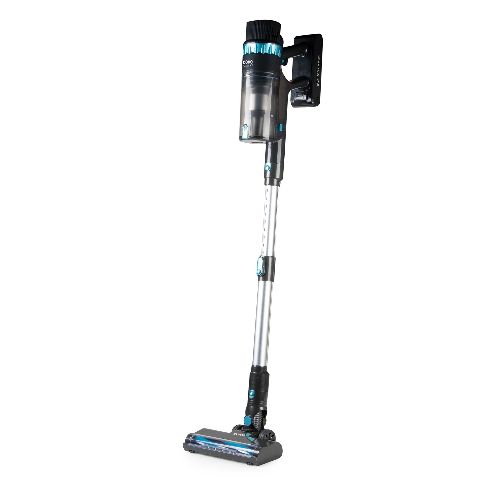 Domo Steelstofzuiger DO244SV 29,6 Volt Sensi Force, telescopische steel