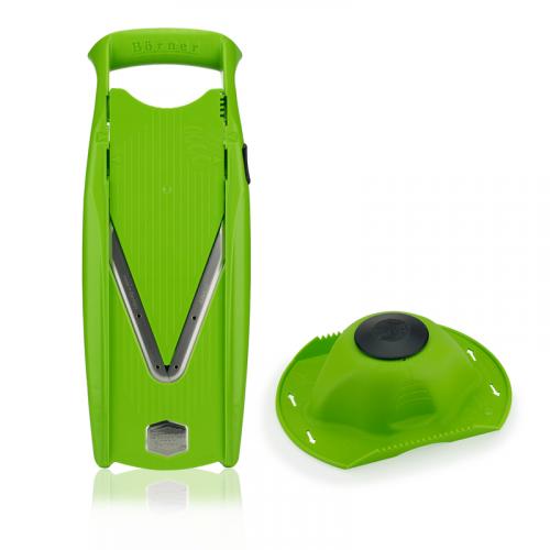 Borner Mandoline V5 Powerline Basic Set Groen - Mandoline 38x15 cm & Beschermdop