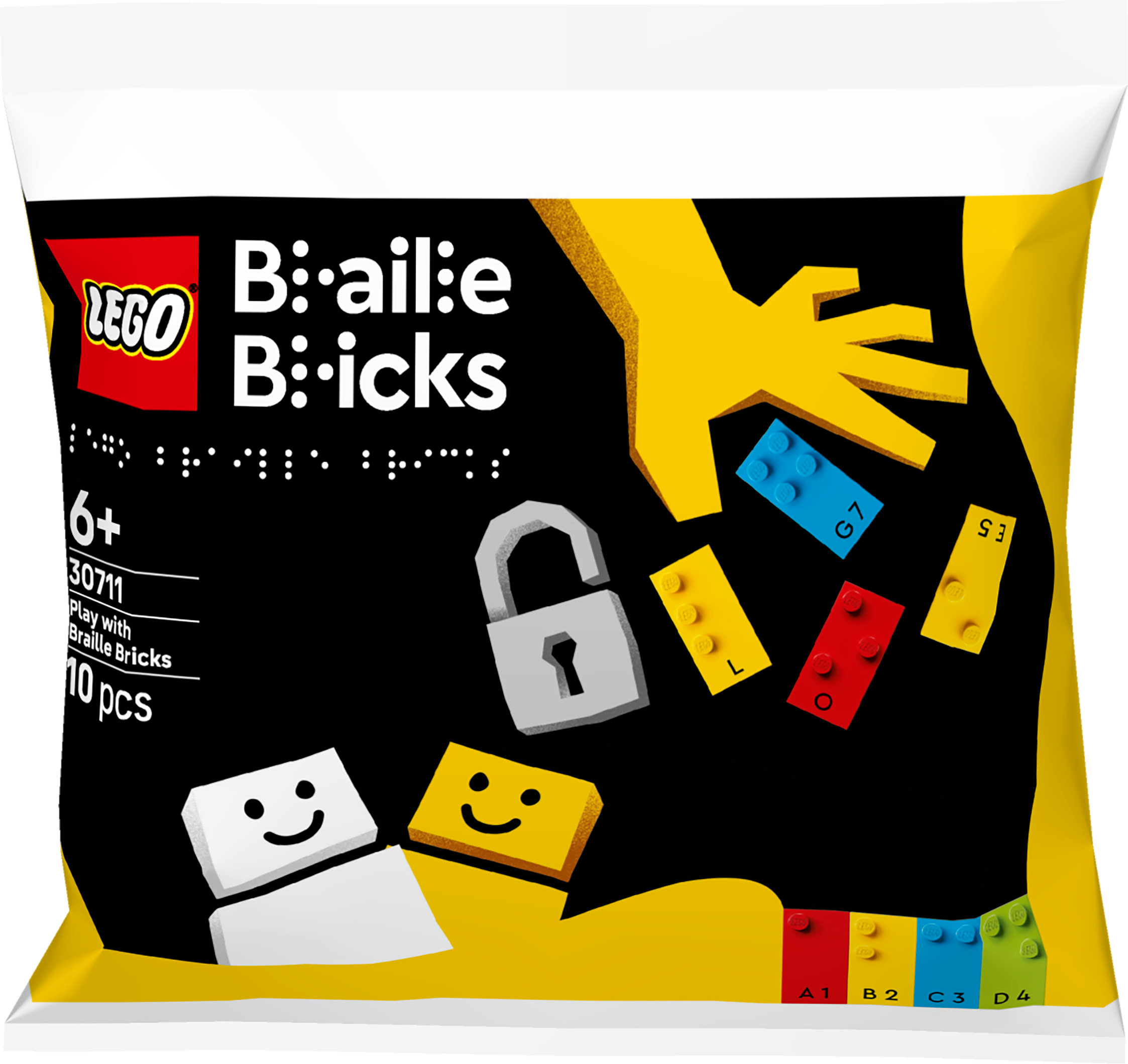 Lego 30711 Spelen met Braillestenen