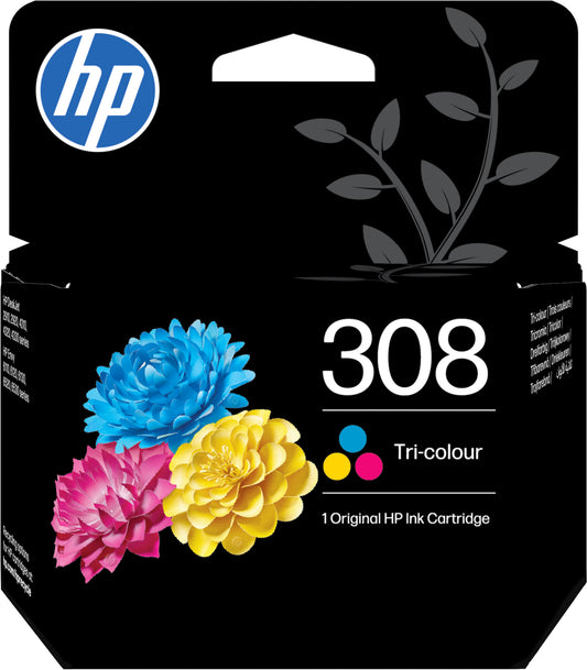 HP 308 Printer Cartridge Inkjet Tri-colour