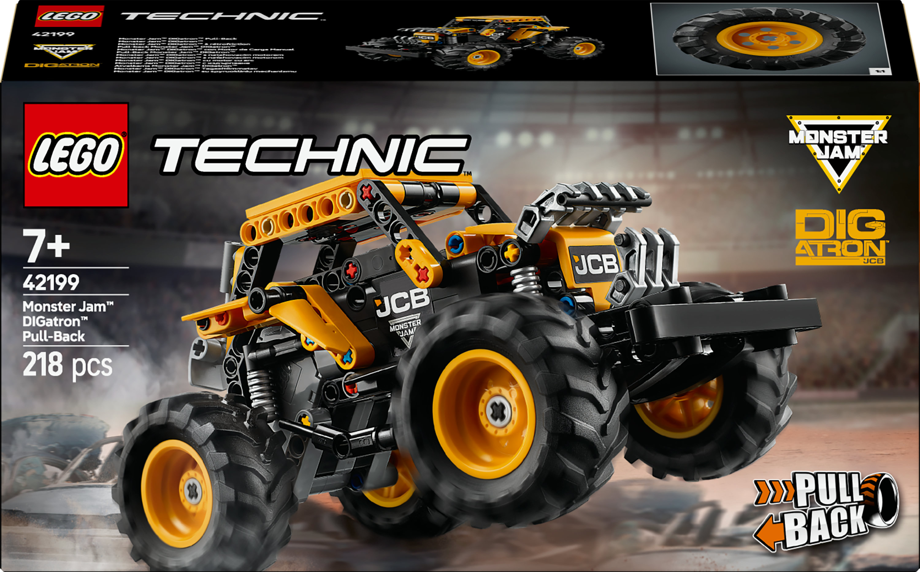 LEGO technic 42199 Monster Jam DiGatron# pull-back