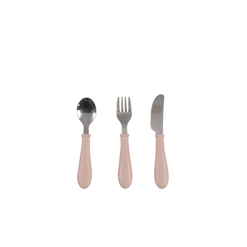 Beaba Bestek Inox Cotton Candy - 3 stuks