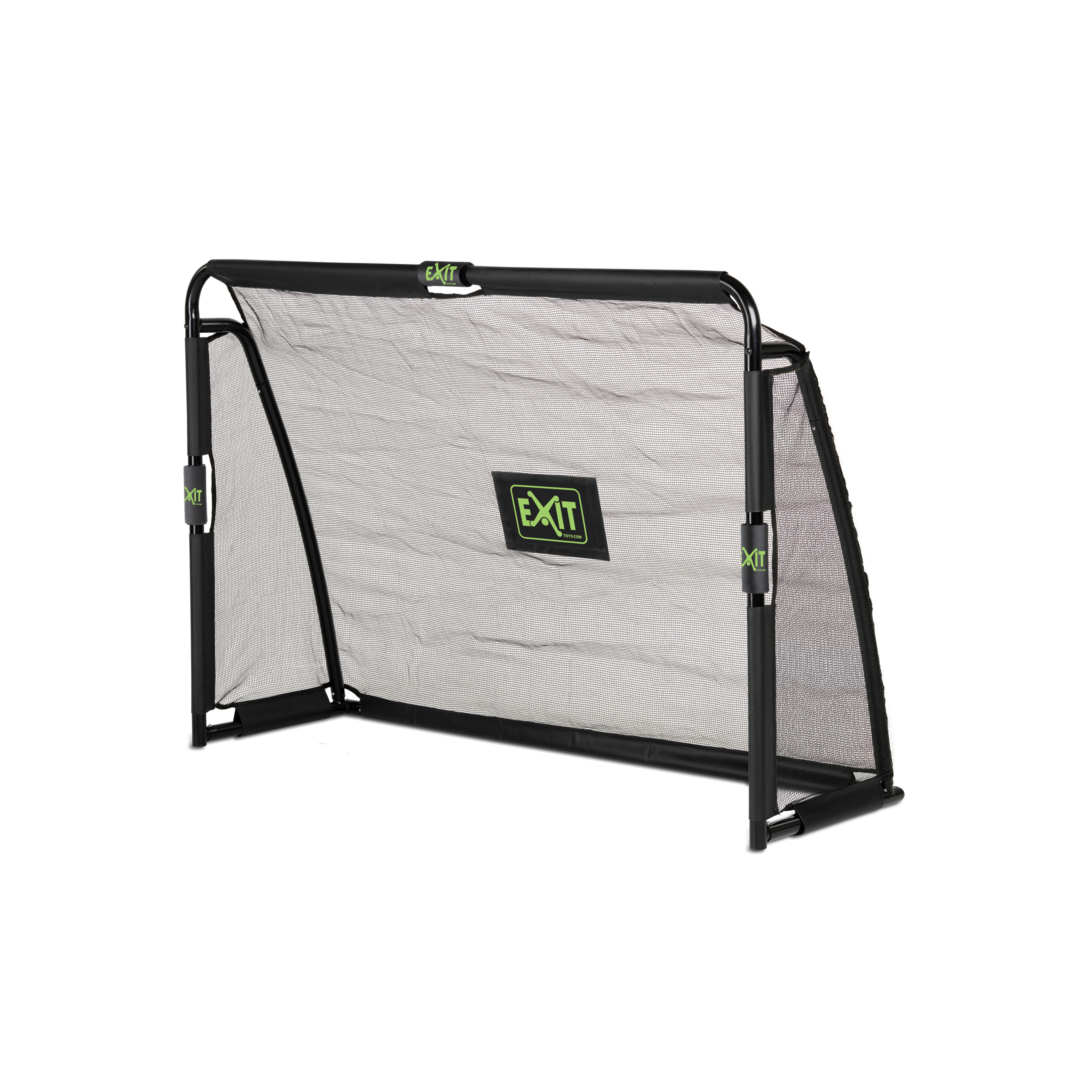 Exit Voetbaldoel Maestro 180x120 zwart Met Trainingsdoek