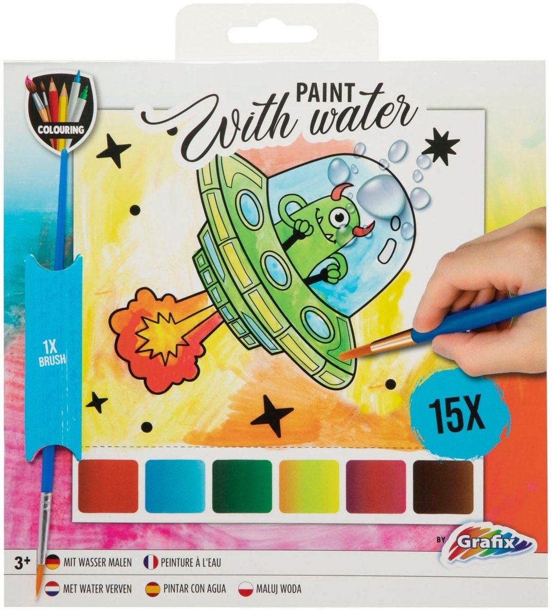 Moxy Verfset Paint with Water 15 vel assorti - prijs per stuk