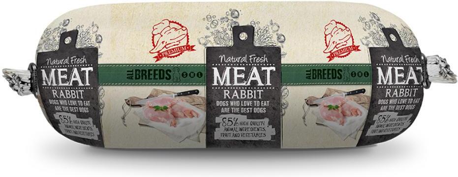Natural Fresh Meat Hondenworst 600 gr Konijn