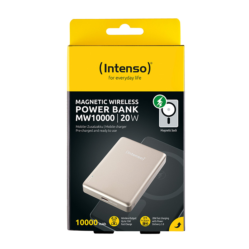 Intenso MW10000 Powerbank champagne MagSafe 10000 mAh
