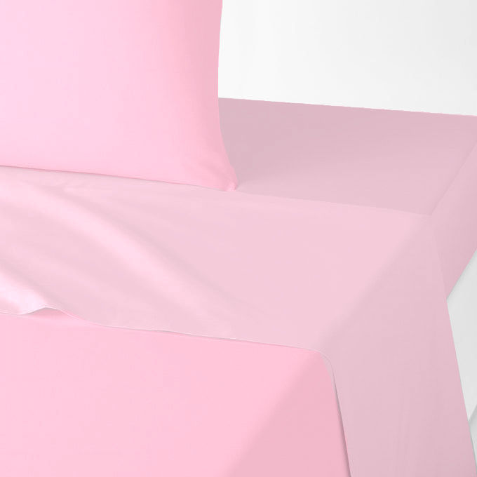 Dormi Bien Laken 240x300 cm Katoen Roze met 2 Kussenslopen