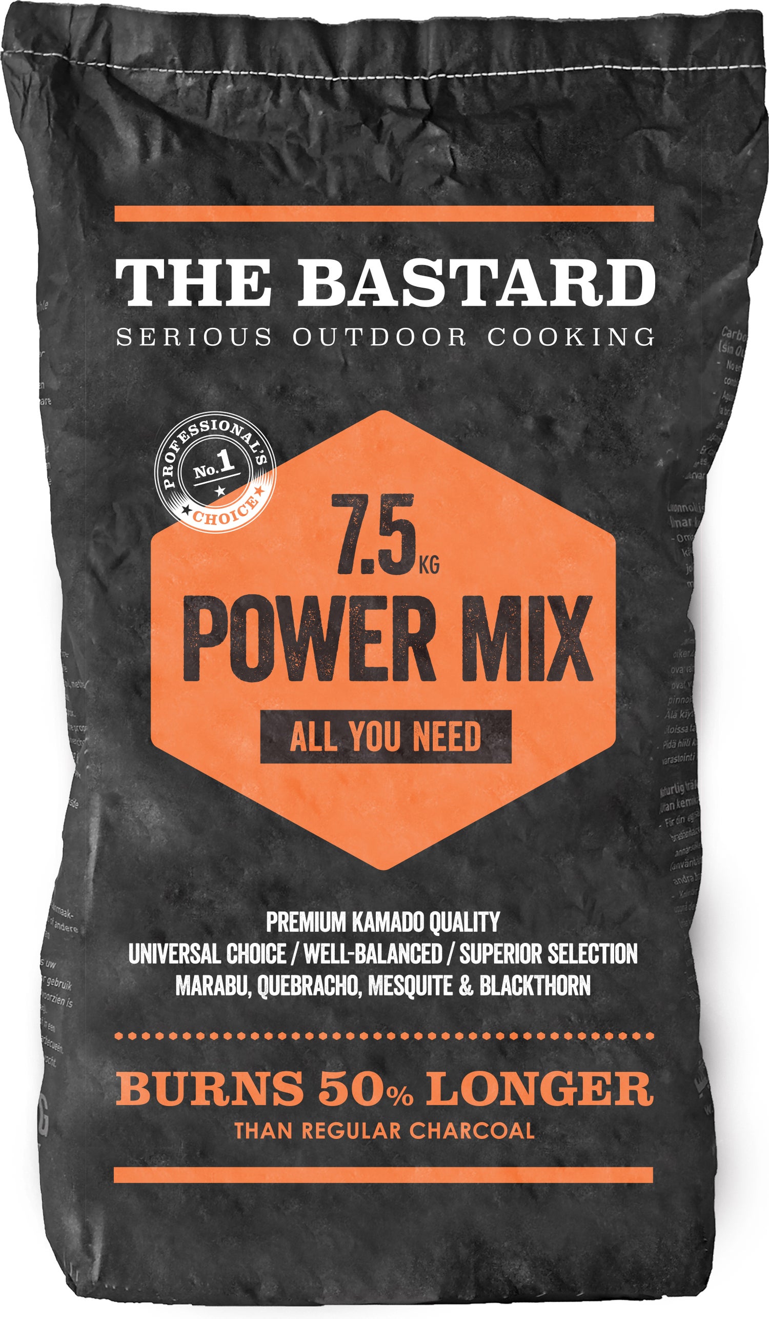 The Bastard Power Mix (Marabu, Mesquite) Houtskool 7,5 kg