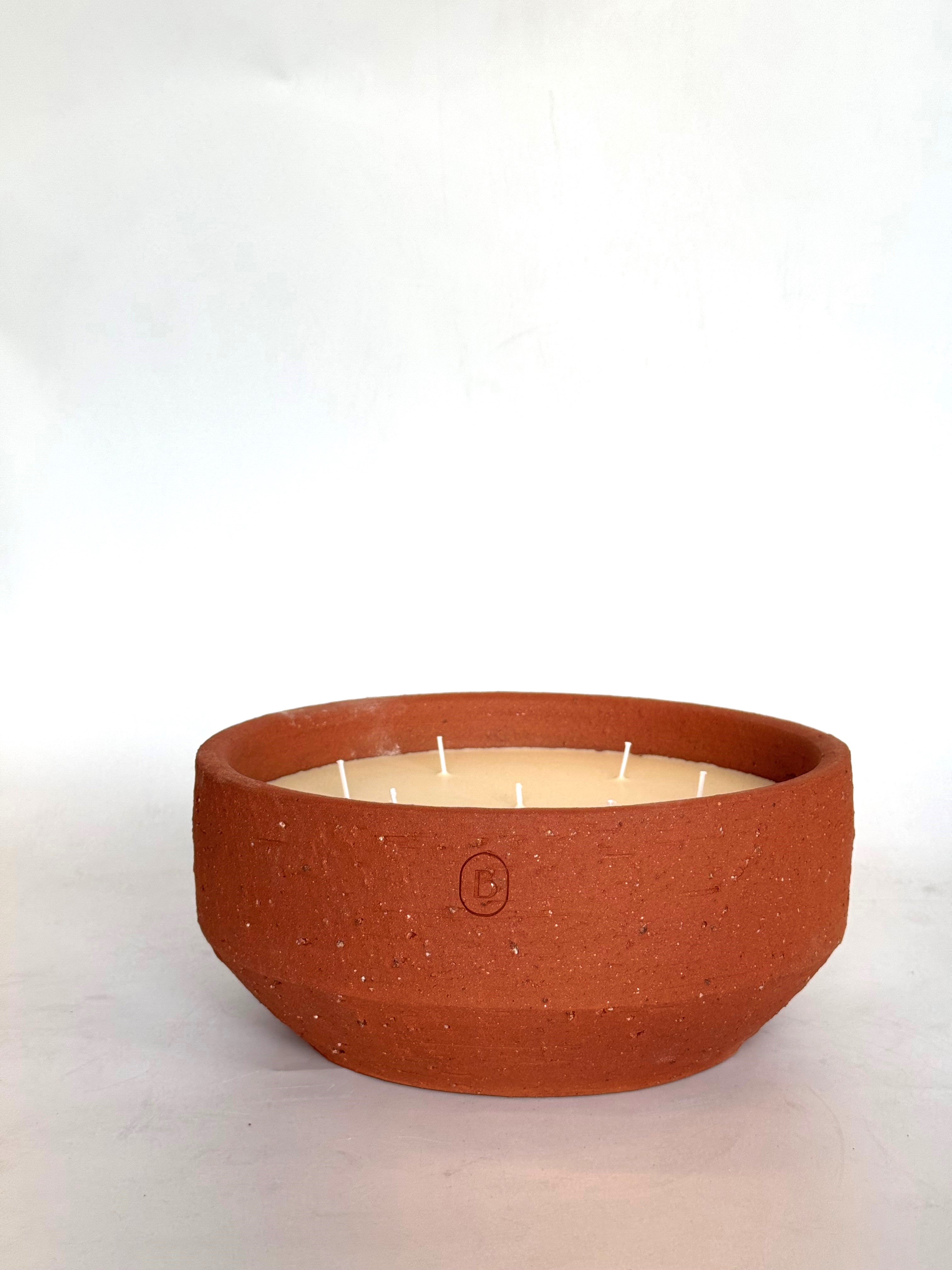 Bellume Geurkaars Barro Terra 2230g - Bois Azur - 26x11 cm - 90 Branduren - 7 Wieken