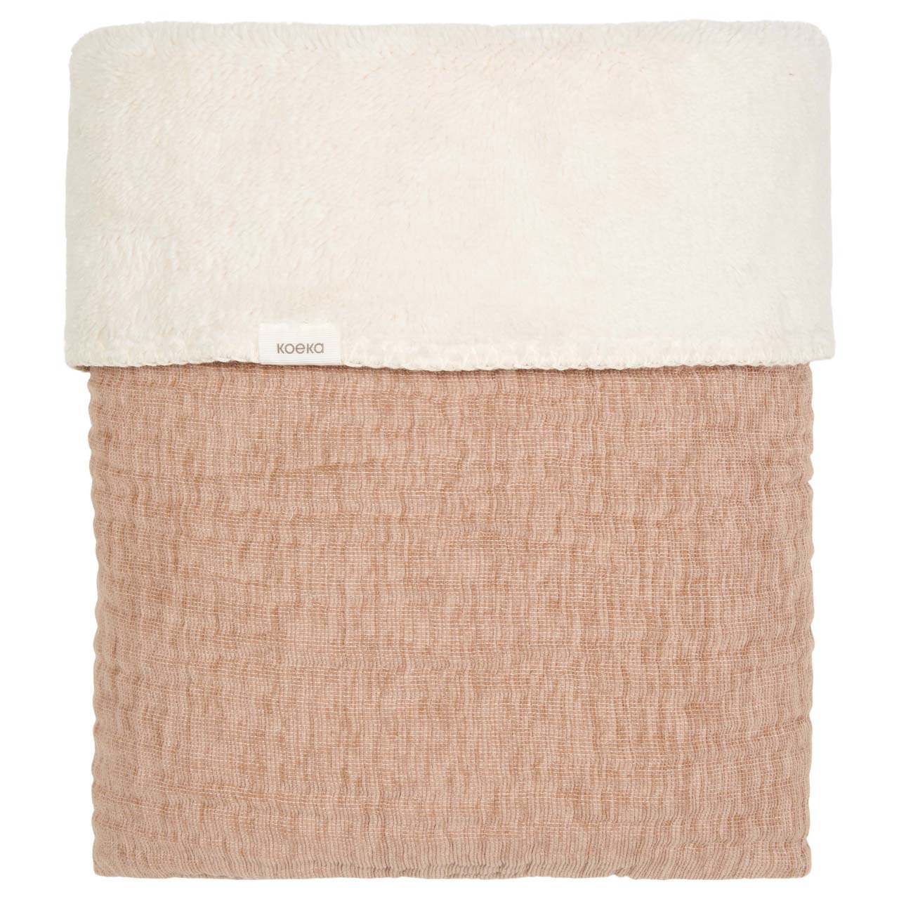 Koeka Deken Wieg Rivoli Chenille Caffe 75x100 cm