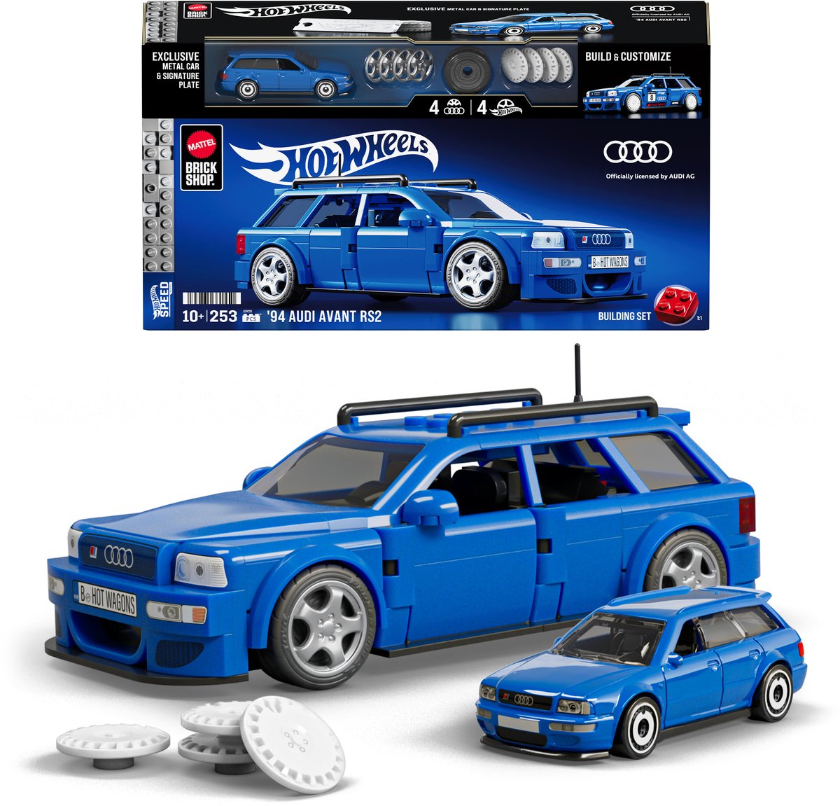 Mattel Brick Shop Hot Wheels Audi