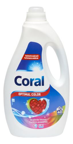 Coral Wasmiddel vloeibaar Optimal Color 1.8 l - 40 Scoops