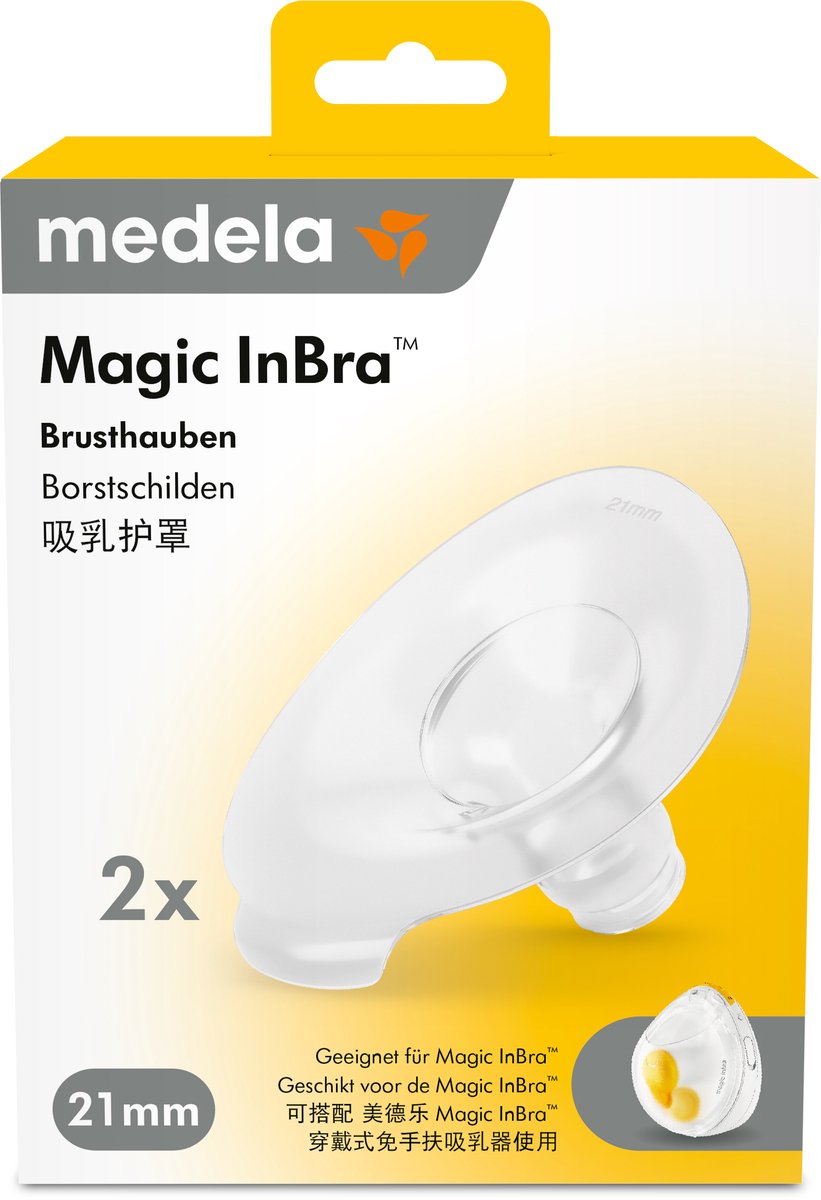 Medela Borstschildenset Magic 21 mm-small - 2 stuks