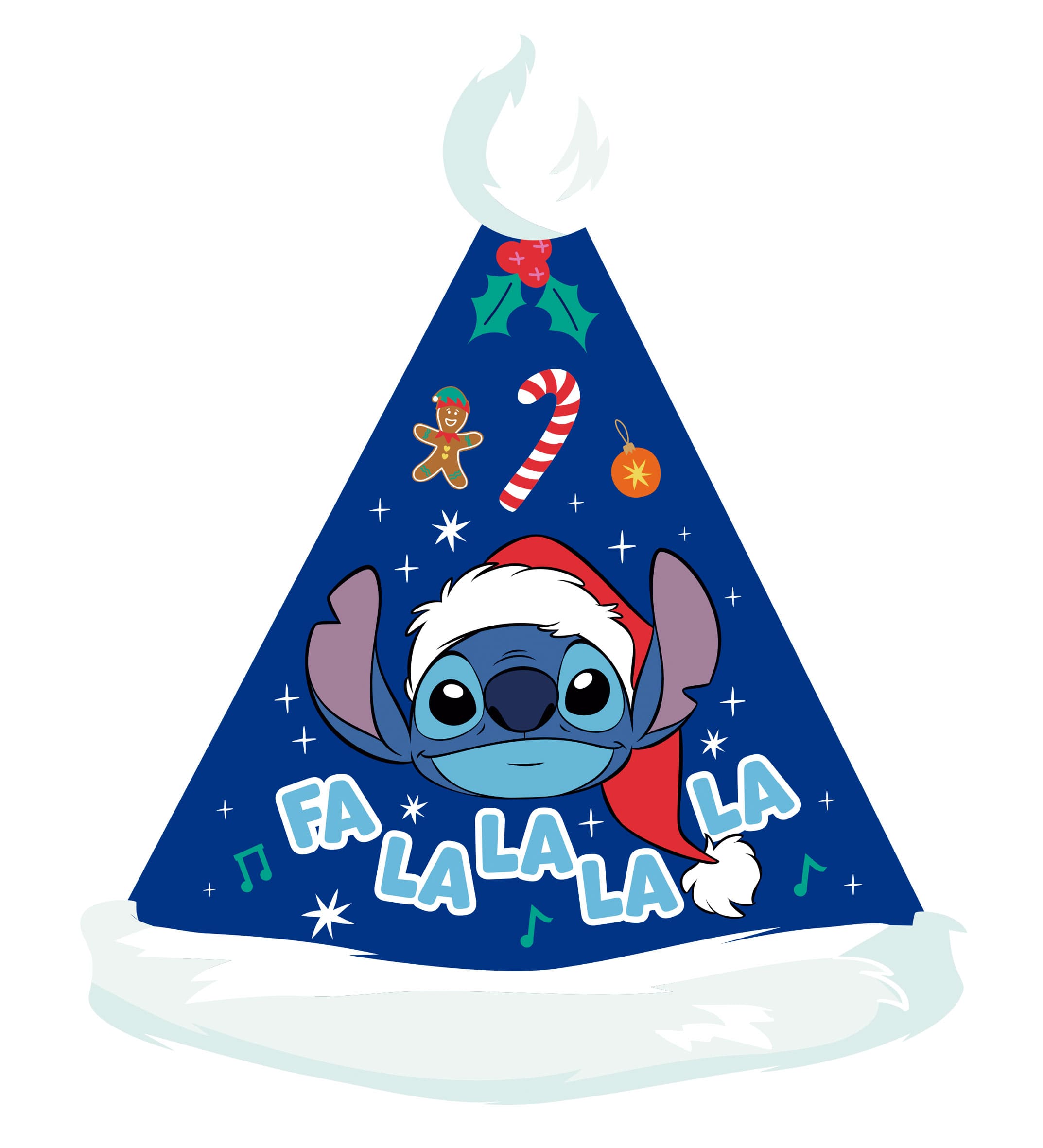Stitch Kerstmuts 37cm