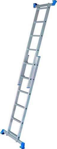 Escalo Combi Hobbystelling Ladder Alu Ladder 270 cm - Stellingwerkhoogte 3 m