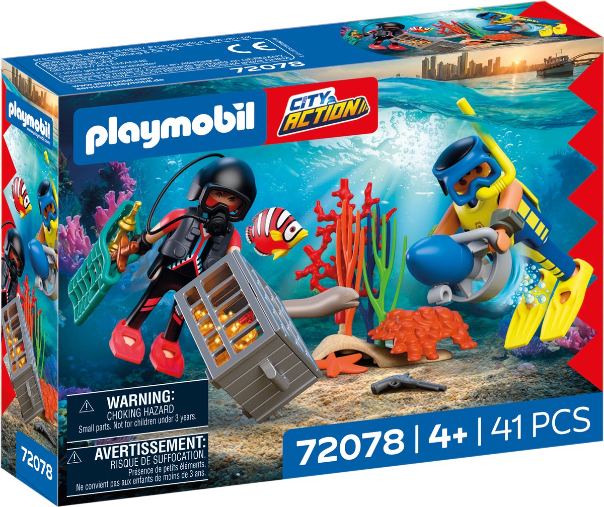 Playmobil 72078 City Action Politieduiker met schat