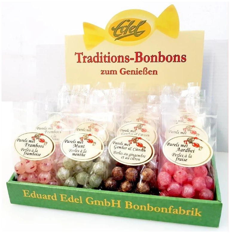 Edel Fruitparels 150g - assorti - prijs per stuk