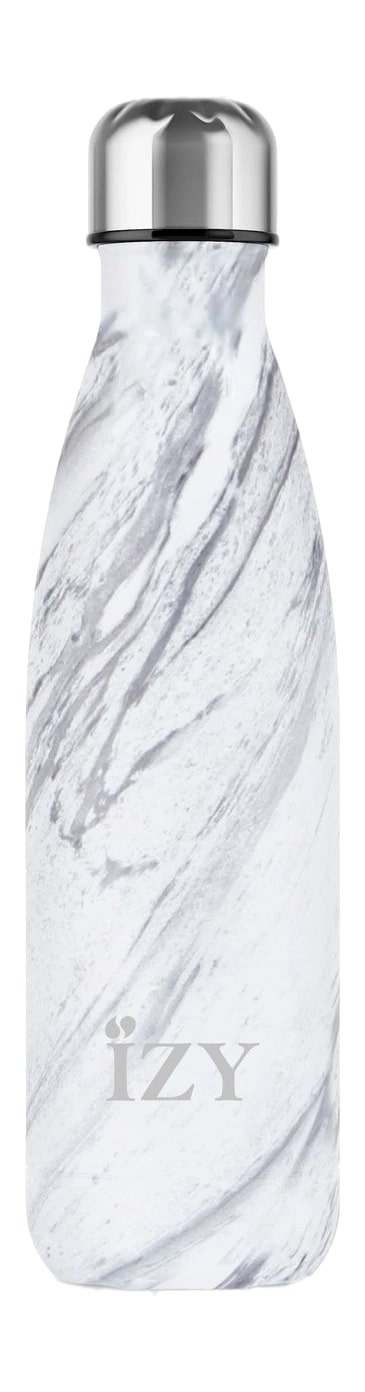 IZY Isoleerfles Marble White 500ml