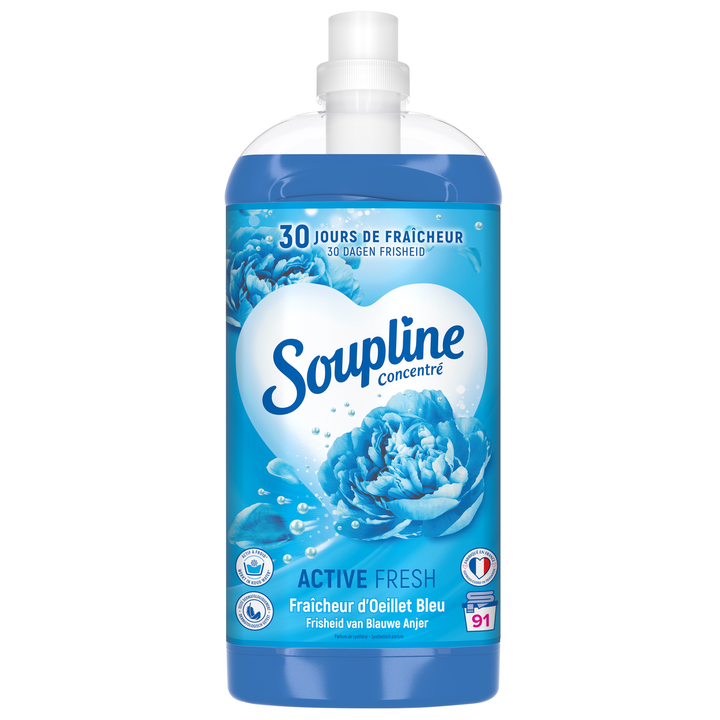Soupline Wasverzachter Active Fresh 2 l