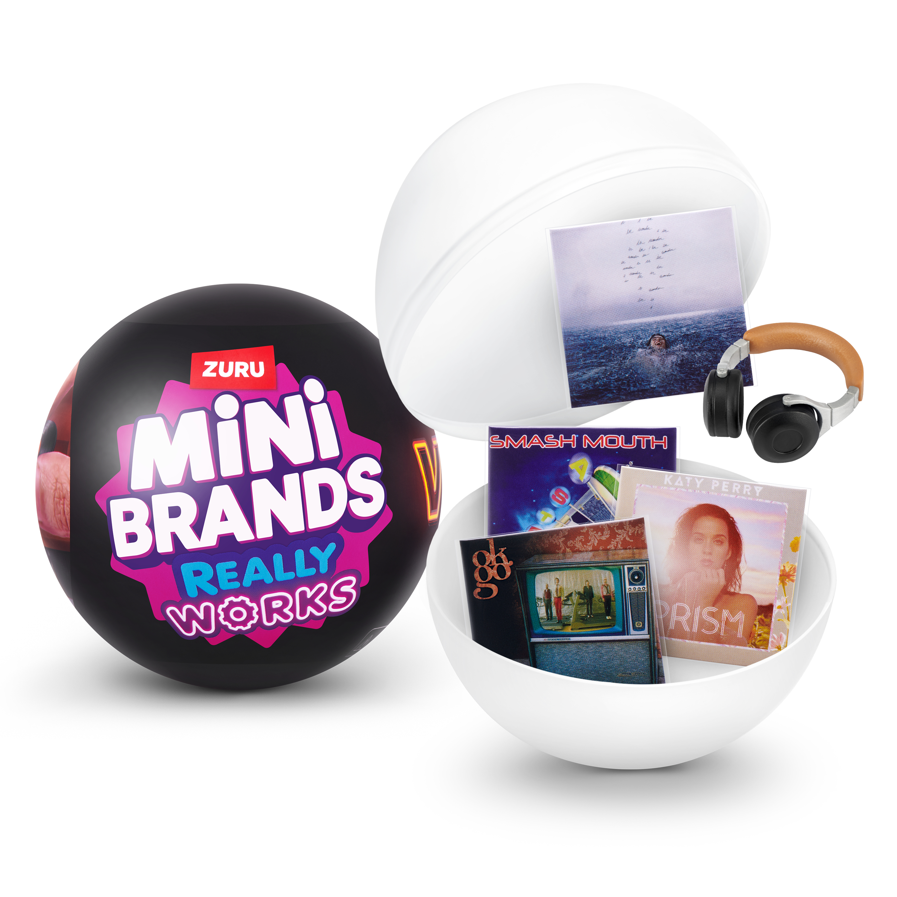 Minis Brands Vinyl Serie 1, Bal met 4 extra vinyl platen