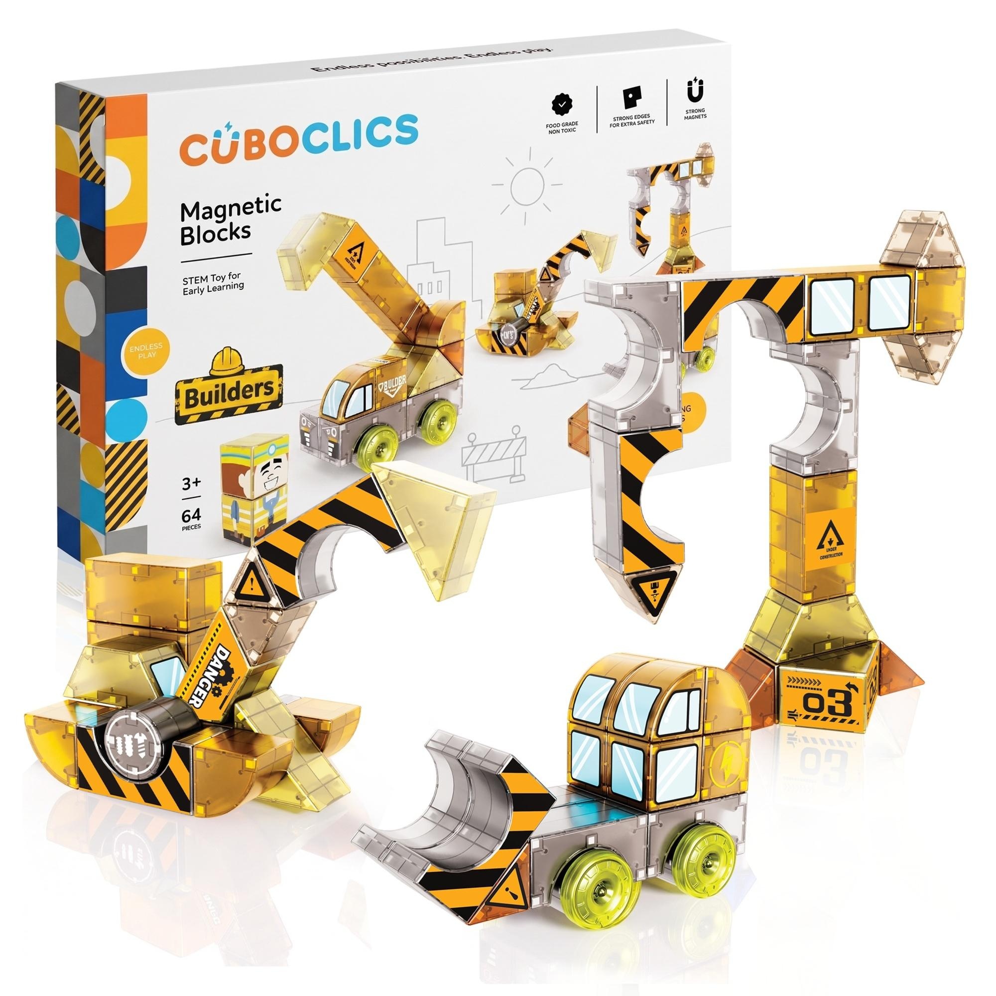 Cubo Clics - Construction Set 64 Stuks