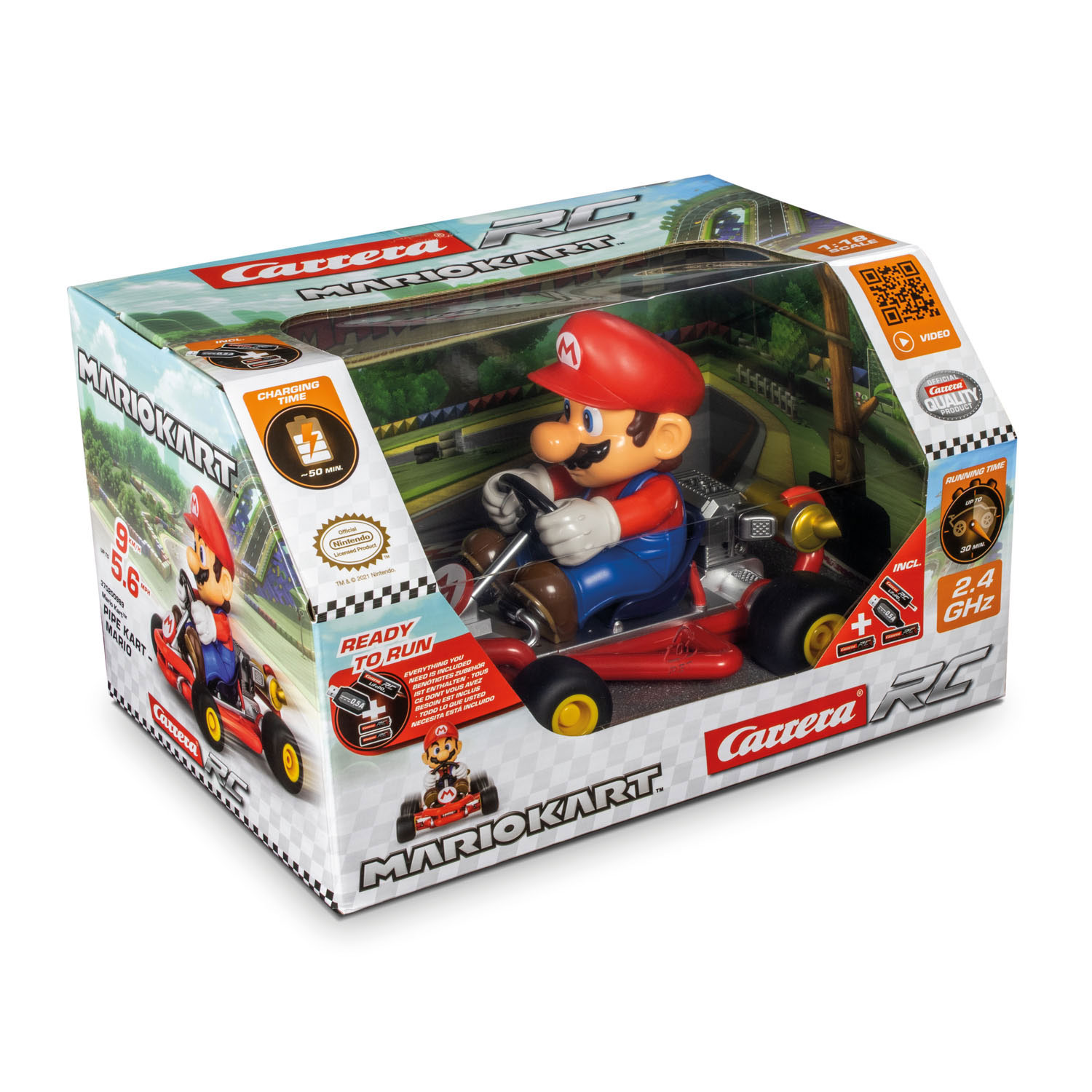 Carrera R/C Mario Kart 1:18 Mario Pipe Kart