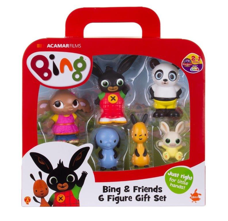 Bing koffer met 6 figuren