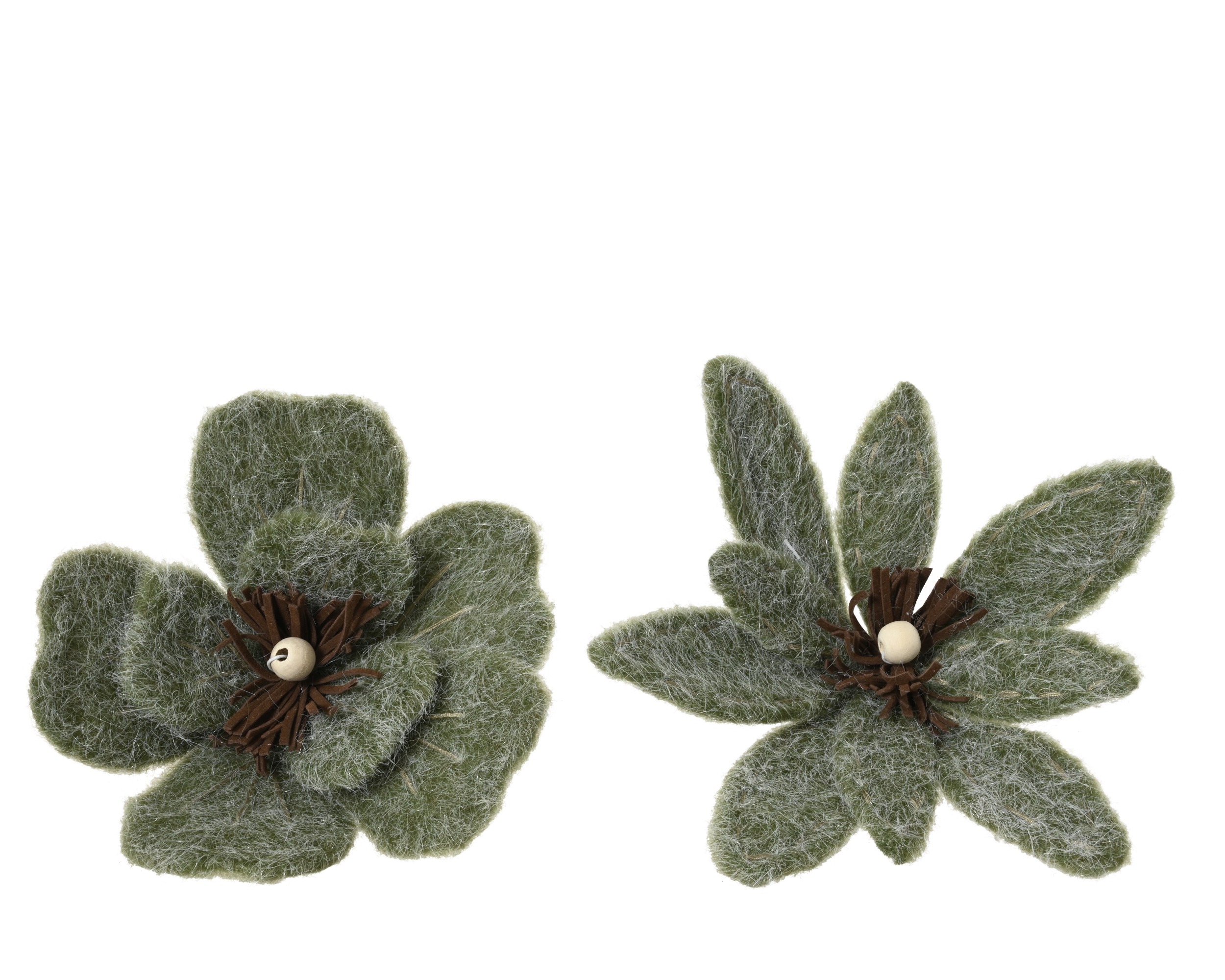 Bloem Rosemarijn op Clip 20cm - Polyester - assorti - prijs per stuk
