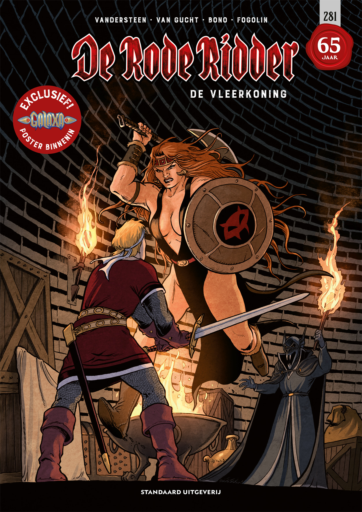 Stripverhaal De Rode Ridder 281 De Vleerkoning