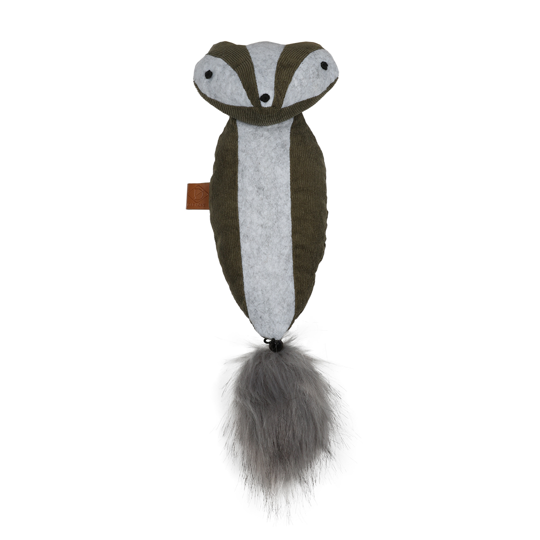 D&D Rocco Trappelkussen Stinkdier Groen 40x11 cm