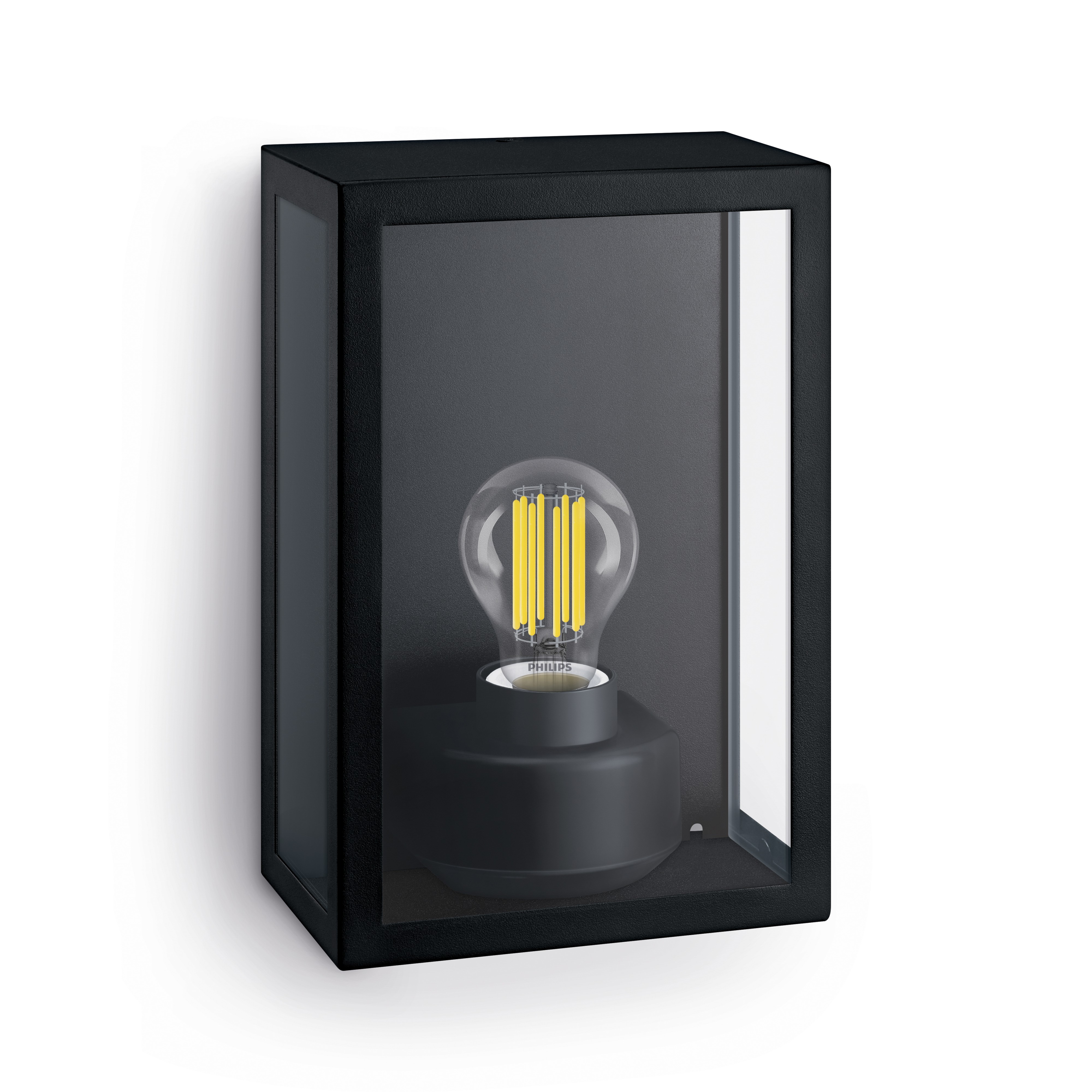 Philips Alzor Wandlicht Outdoor Zwart 25W