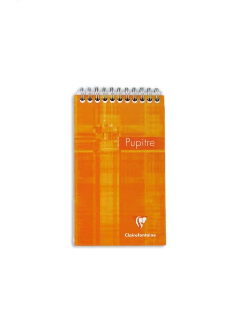 Clairefontaine Notablok Metric Pupitre 10.5x17cm - 80 vel - assorti - Geruit - Prijs per Stuk