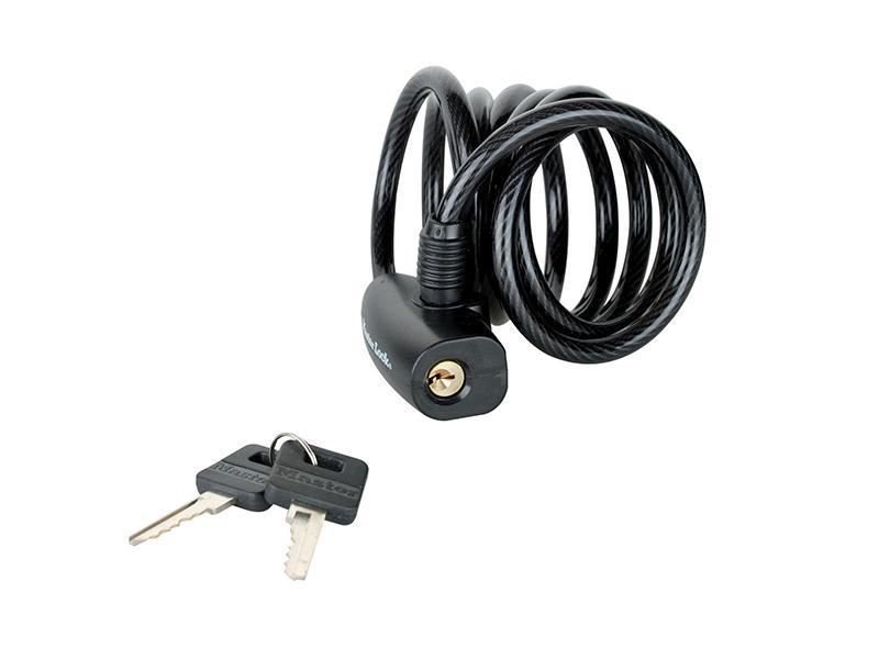 Masterlock Spiraalslot 1800x8 mm Zwart Anti-Diefstal Slot met Sleutel