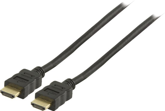 Nedis High speed HDMI kabel met ethernet 1M zwart 2x HDMI Male