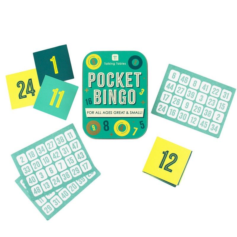 Talking Tables Music Bingo Game Kit – Ruota Metallica, Palline, Schede E Playlist Spotify – Serata Giochi Divertente Per Famiglia E Amici