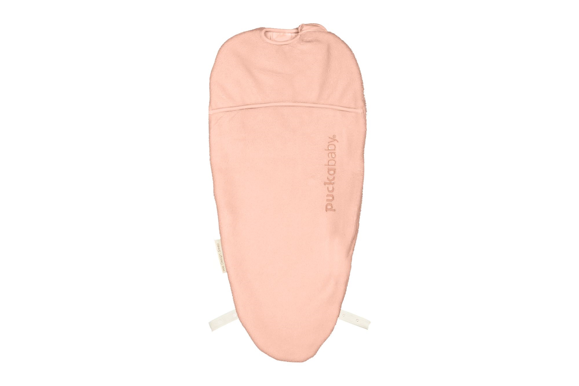 Puckababy Inbakerslaapzak Original Piep Teddy Peach 0-3 maand - Tog 2.0