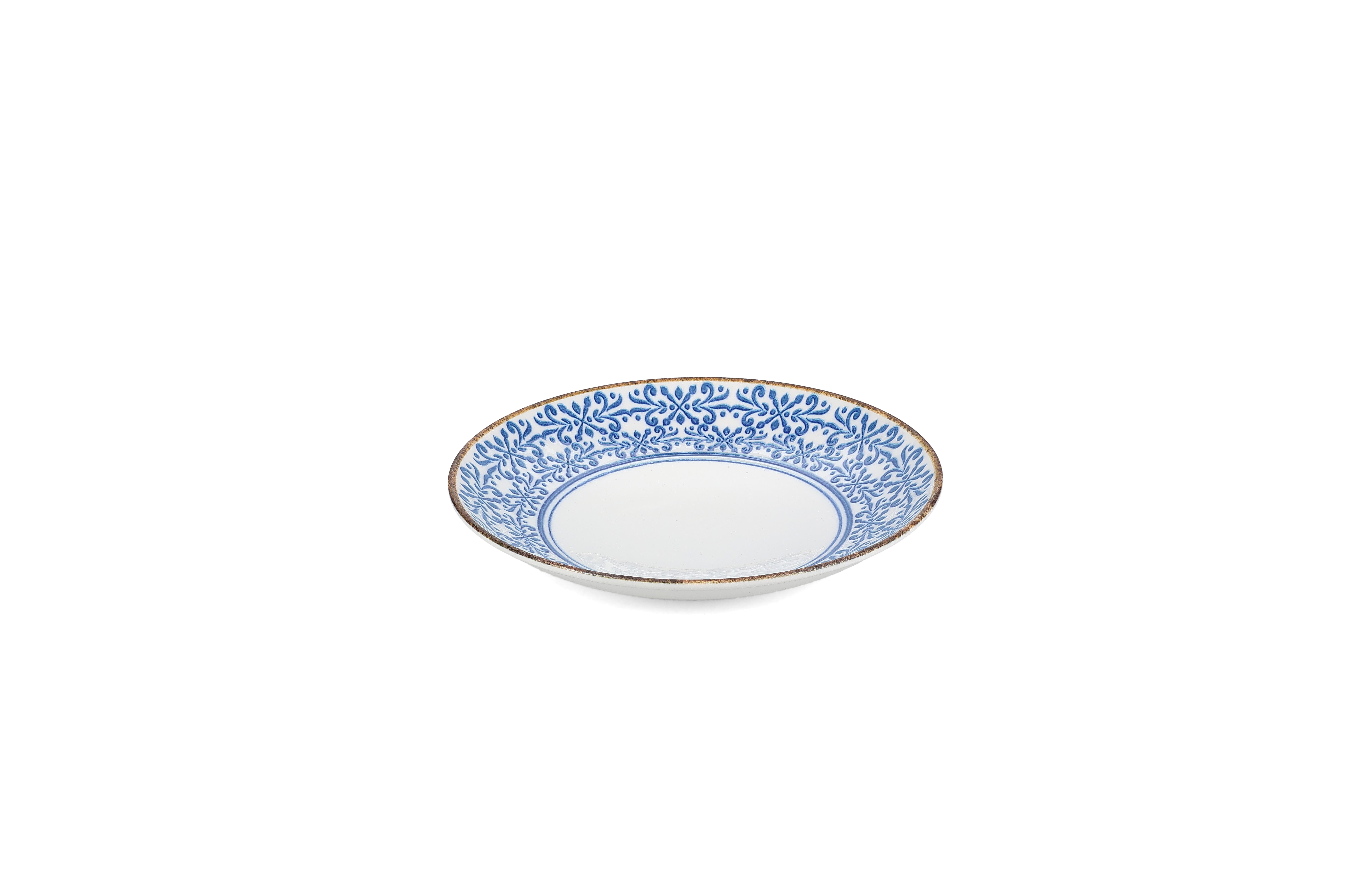 BonBistro Schaal Azul Blauw 25.5x4.5 cm - Porselein