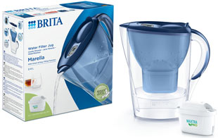 Brita Waterfilterkan Marella Pro 2.4 l Blauw