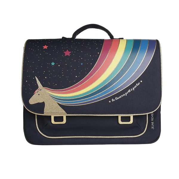 Jeune Premier Boekentas It Bag Midi 17 l Unicorn Gold - 38x30x14.5 cm