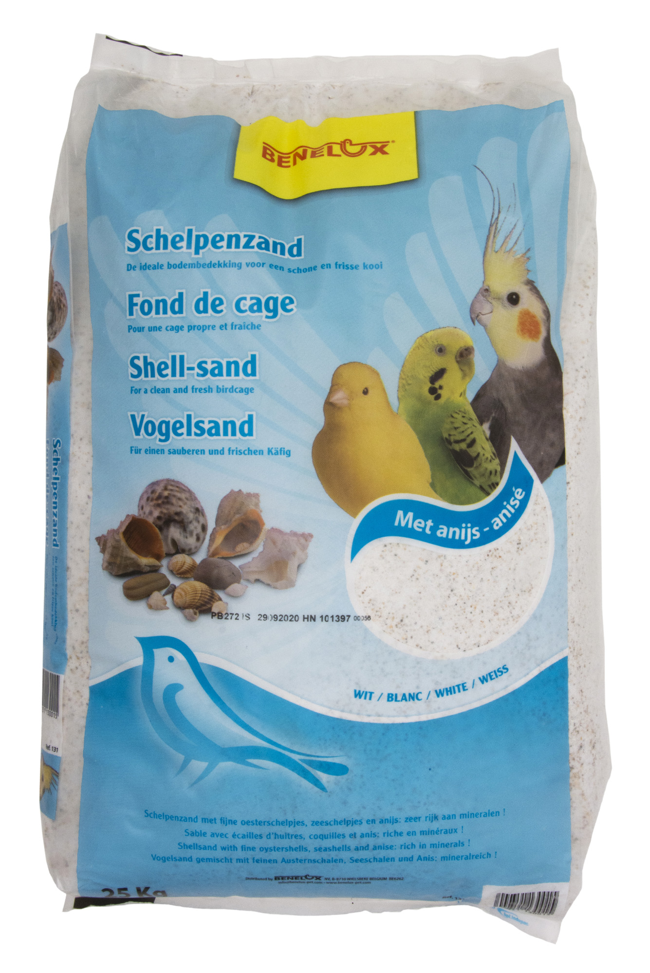 Schelpenzand Wit 25 kg