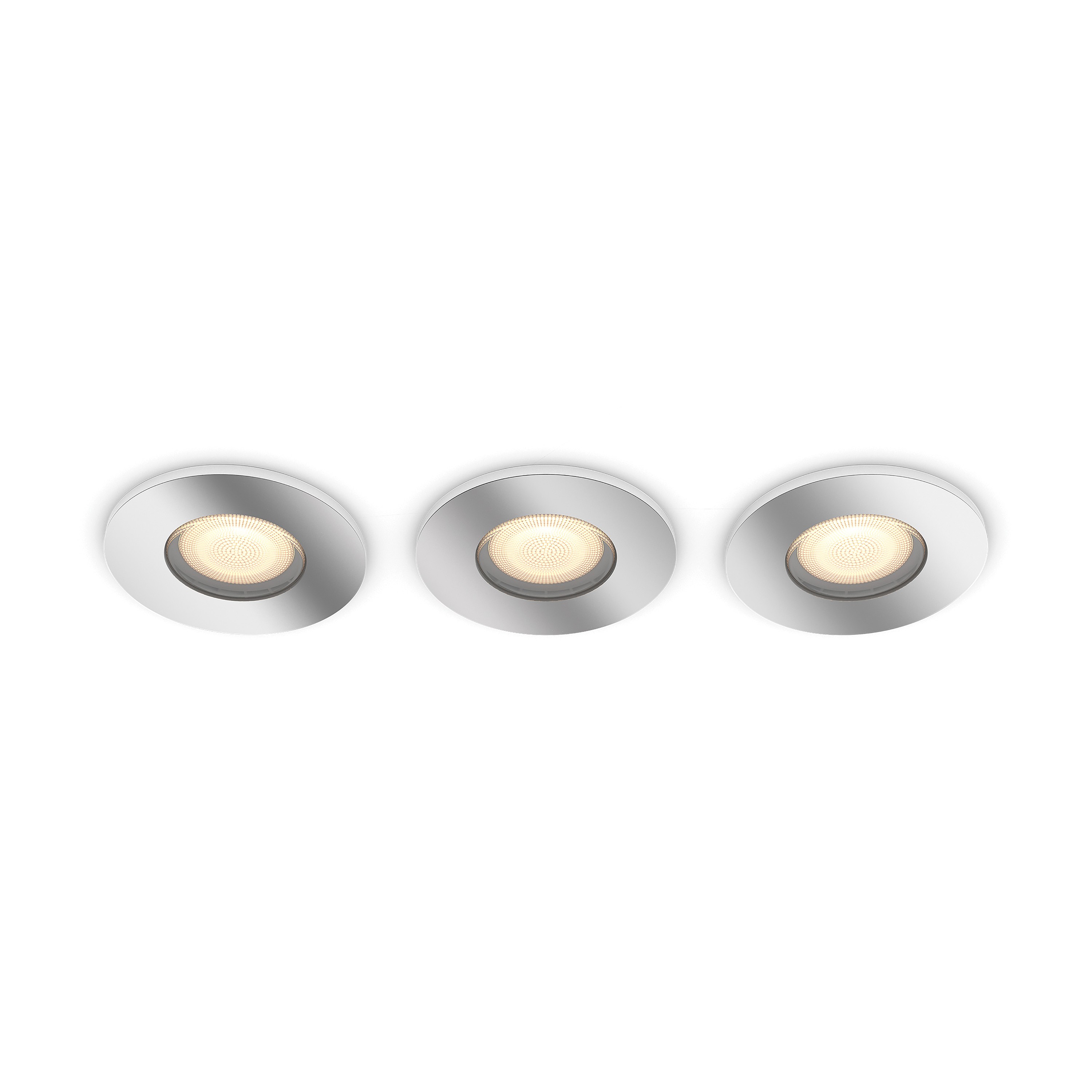 Philips Hue Inbouwspot Adore Chroom met Switch GU10 5W WA IP44 - 3 stuks
