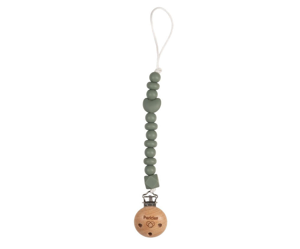 Pericles Fopspeenketting Hart Groen