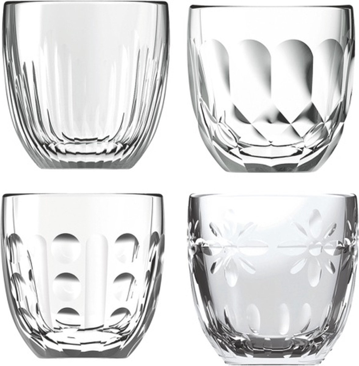 La Rochere Espressoglas Troquet 100ml set 4 stuks